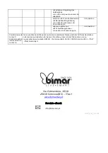 Preview for 72 page of Bimar HF206 Instruction Booklet