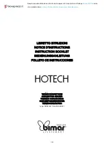 Bimar HOTECH HC200L Instruction Booklet preview