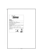 Предварительный просмотр 23 страницы Bimar K80.NE Instruction Booklet