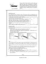 Preview for 23 page of Bimar Murano S600.EU Instruction Booklet