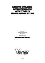 Bimar PMS100 Instruction Book preview