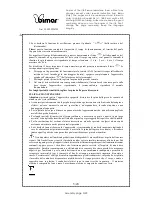 Preview for 5 page of Bimar PTC-2006 Instruction Booklet