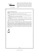 Preview for 9 page of Bimar PTC-2006 Instruction Booklet