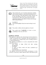 Preview for 7 page of Bimar S343.CO.EU Instruction Booklet