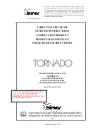 Bimar Tornado Instruction Booklet preview