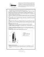 Preview for 4 page of Bimar Tornado Instruction Booklet