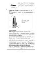 Preview for 12 page of Bimar Tornado Instruction Booklet