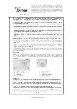 Preview for 10 page of Bimar VC82 Instruction Booklet