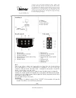 Предварительный просмотр 4 страницы Bimar VC90A.NE Instruction Booklet