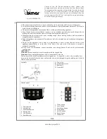 Предварительный просмотр 8 страницы Bimar VC90A.NE Instruction Booklet