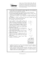 Предварительный просмотр 4 страницы Bimar VSB10 Instruction Booklet