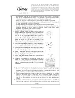 Предварительный просмотр 20 страницы Bimar VSB10 Instruction Booklet