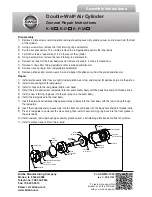 Bimba Double-Wall K-B Series Assembly Instructions предпросмотр