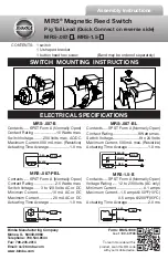 Bimba MRS-.087 Series Assembly Instructions предпросмотр