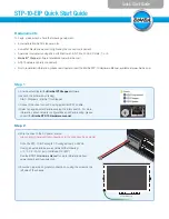 Bimba STP-10-EIP Quick Start Manual предпросмотр