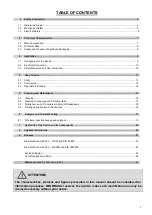 Предварительный просмотр 3 страницы BIMG METVISA FIE.20 Instruction Manual