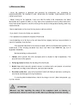 Preview for 5 page of BIMG Metvisa TFE 6 Series Instruction Manual