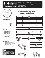 BIN WAREHOUSE 65004/JAN21 Assembly Instructions preview