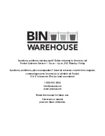 Preview for 12 page of BIN WAREHOUSE 65021 Quick Start Manual