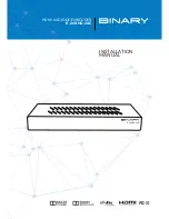 Предварительный просмотр 1 страницы Binary B-240-HD-2AC Installation Manual