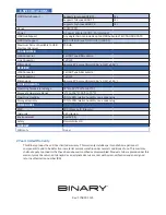 Preview for 4 page of Binary B-350-USB2-CATX Quick Start Manual