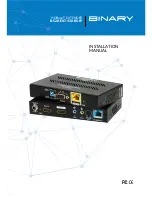 Binary B-520-EXT-330-RS-IP Installation Manual предпросмотр