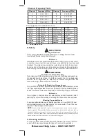 Preview for 8 page of Binatone Action 1000 User Manual