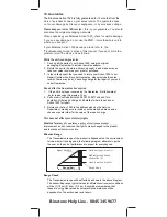 Preview for 9 page of Binatone Action 1000 User Manual