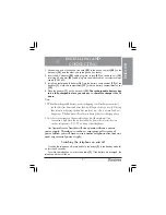 Предварительный просмотр 9 страницы Binatone AQUAREL XDC1520 Instruction Manual