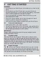 Preview for 14 page of Binatone Brick 4home edition User Manual