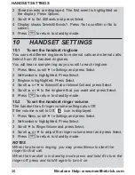 Preview for 35 page of Binatone Brick 4home edition User Manual