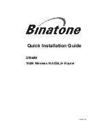 Binatone DT860W Quick Installation Manual preview