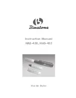 Предварительный просмотр 1 страницы Binatone HAS-450 Instruction Manual