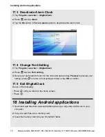 Preview for 72 page of Binatone HOMESURF TABLET 7 - Manual