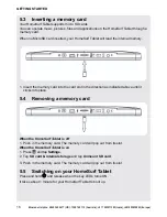 Preview for 15 page of Binatone HOMESURF TABLET 8 - Manual