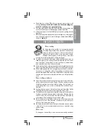 Предварительный просмотр 7 страницы Binatone HR-24C Instruction Manual