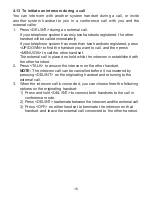 Preview for 18 page of Binatone iDECT C10i Single User Manual