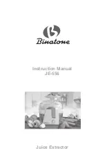 Предварительный просмотр 1 страницы Binatone JE-556 Instruction Manual