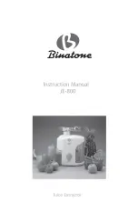 Preview for 1 page of Binatone JE-800 Instruction Manual