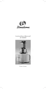 Binatone JE-8000 Instruction Manual preview