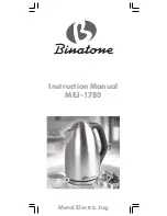 Preview for 1 page of Binatone MEJ-1780 Instruction Manual