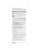 Предварительный просмотр 4 страницы Binatone MGR-3030 Instruction Manual