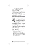 Предварительный просмотр 8 страницы Binatone MGR-3030 Instruction Manual