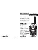 Preview for 1 page of Binatone MR600 Twin User Manual