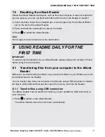 Preview for 16 page of Binatone README DAILY Manual