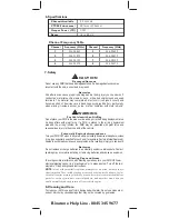 Preview for 8 page of Binatone Terrain 550 User Manual