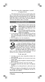 Preview for 8 page of Binatone TP-4055 Instruction Manual