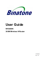 Предварительный просмотр 1 страницы Binatone WR3000N User Manual