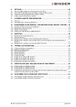 Предварительный просмотр 3 страницы Binder 9010-0073 Operating Manual