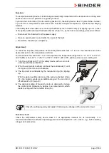 Предварительный просмотр 31 страницы Binder 9010-0073 Operating Manual